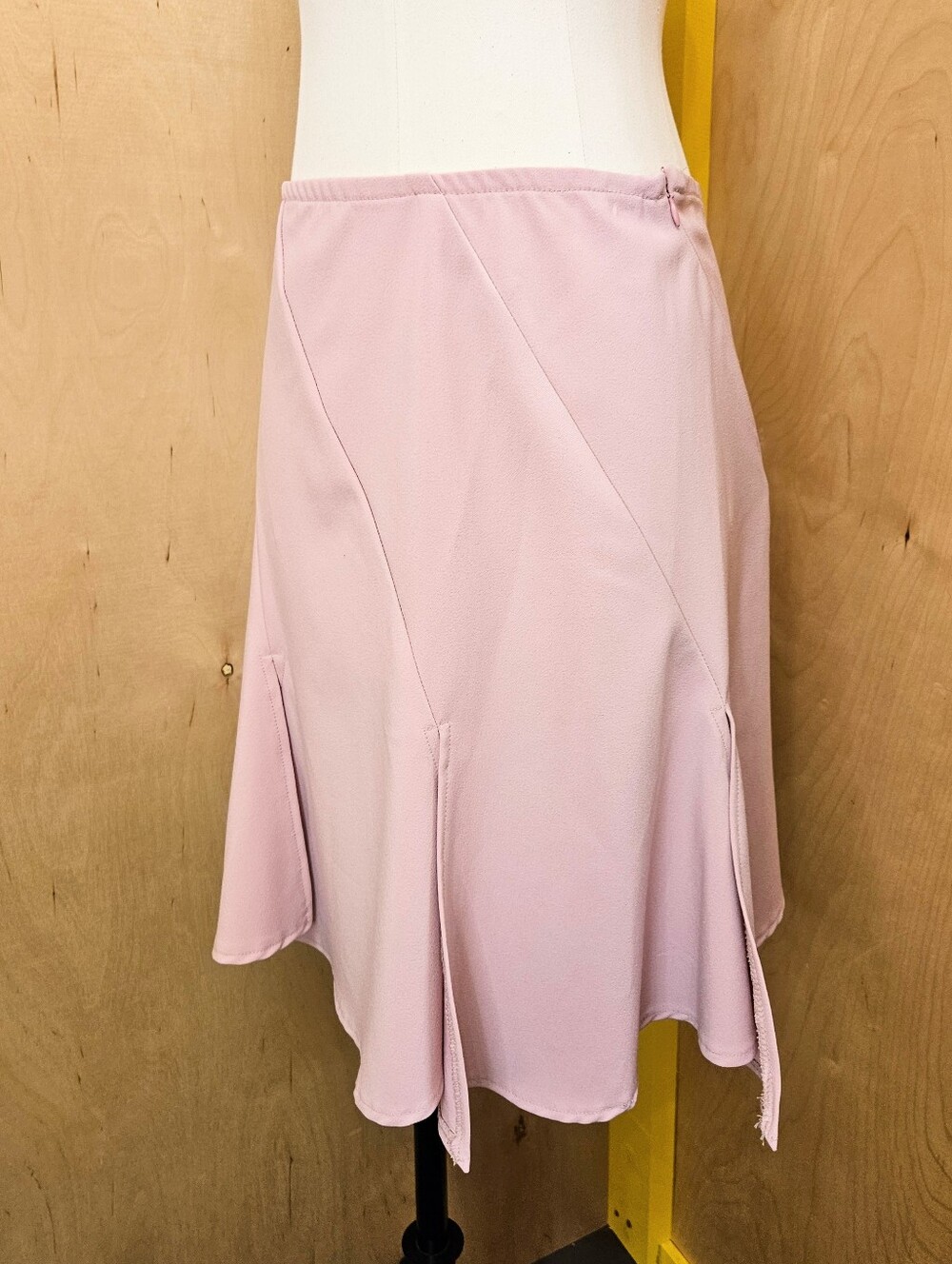Y2K Baby Pink Asymmetrical Skirt